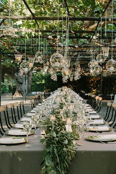 tendência cor greenery decoração festa casamento