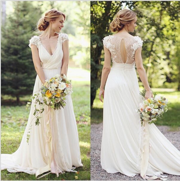 vestido de noiva para casar ao ar livre