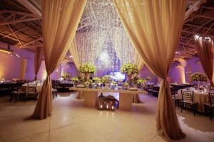 decoração amarela para casamento