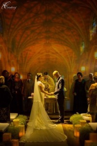 video mapping casamento