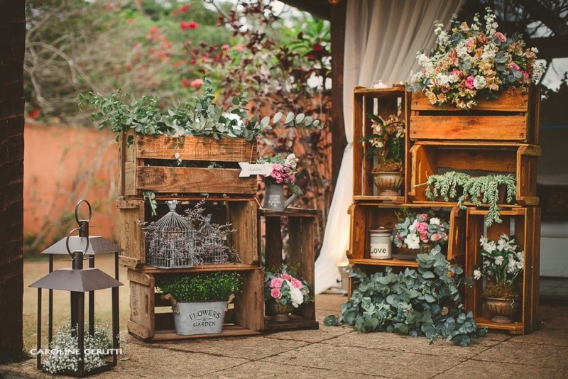 decoração eco wedding