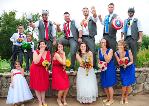 casamento nerd geek dc comics marvel