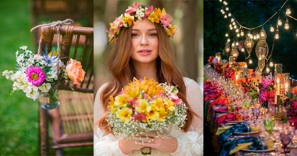 casamento hippie chic