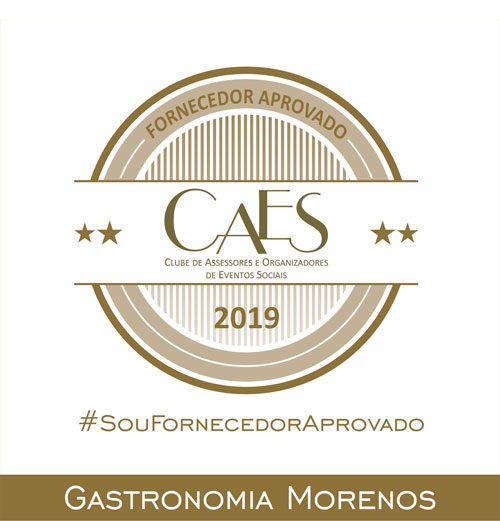CAES - Selo Fornecedor 2019 Gastronomia Morenos
