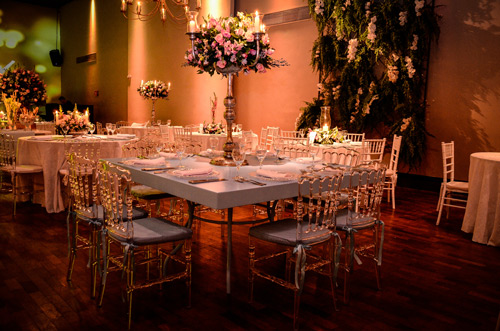 decoração candy color mesa de convidados arranjos casamento